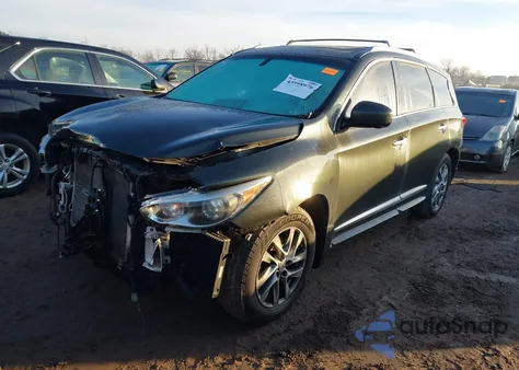 2013 Infiniti Jx35 z USA, uszkodzony, nr VIN 5N1AL0MM8DC349285